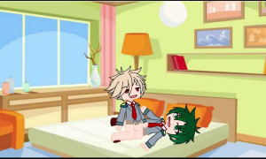 Gacha Bagukou fuck izuku after finding him masturbate (first video)