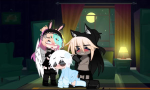 Esther and Hina fucking Ash in gacha(sex request from SleepLmao)