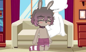 Bunny Femboy fucked - Gacha