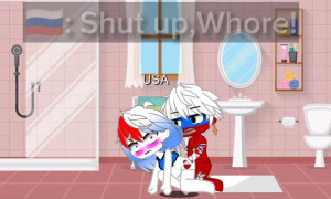 Russia x USA|Gacha countryhumans